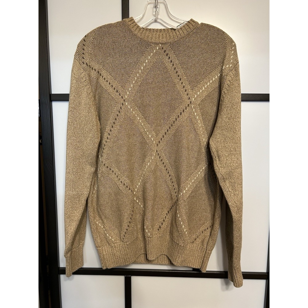 Geoffrey Beene Pullover Sweater Men's‎ Medium Brown